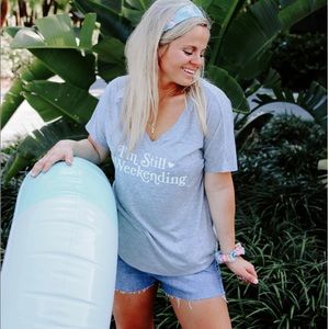 JLB I’m Still Weekending V-Neck